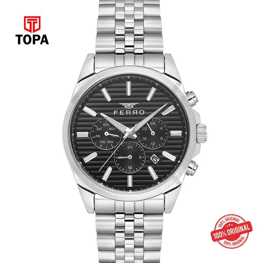 Ferro FM11780A-A2 Metal Band Men Watch - Topa