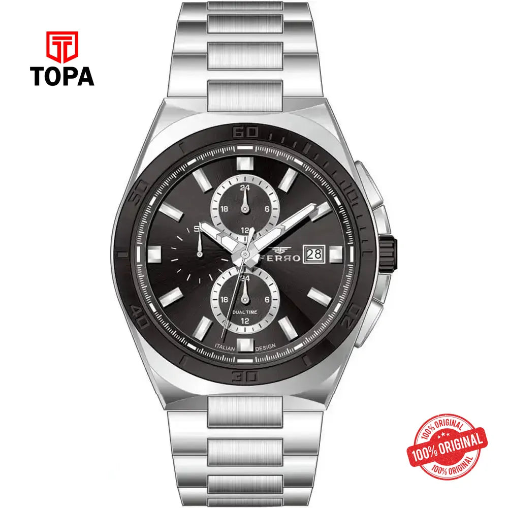 Ferro FM11782A-J2 Metal Band Men Watch - Topa