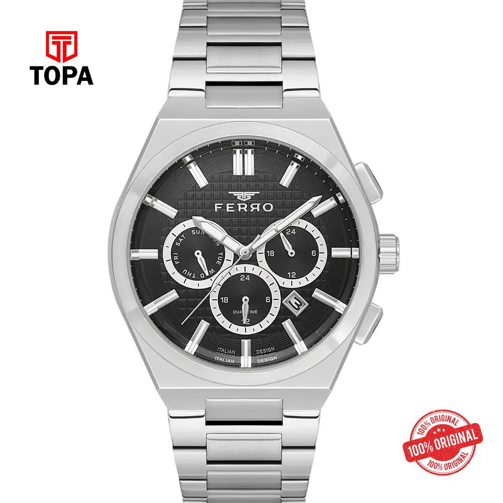 Ferro FM11783A-A2 Metal Band Men Watch - Topa