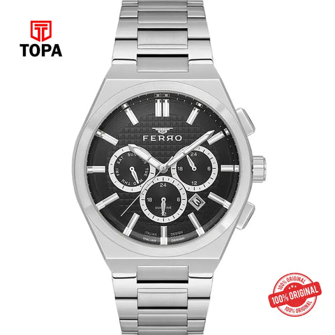 Ferro FM11783A-A2 Metal Band Men Watch - Topa