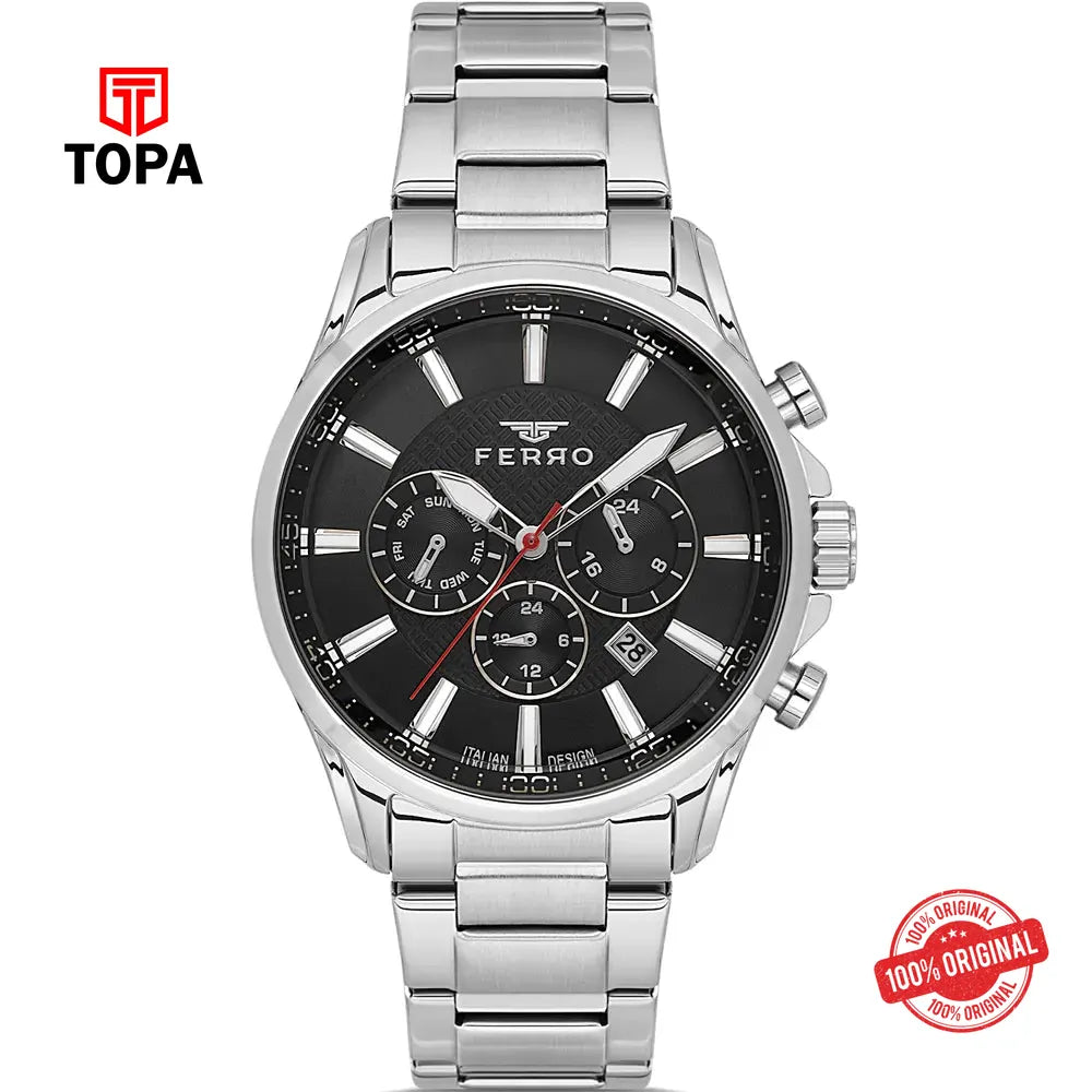 Ferro FM11788A-A2 Metal Band Men Watch - Topa