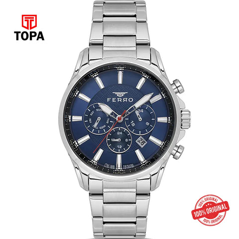 Ferro FM11788A-A3 Metal Band Men Watch - Topa