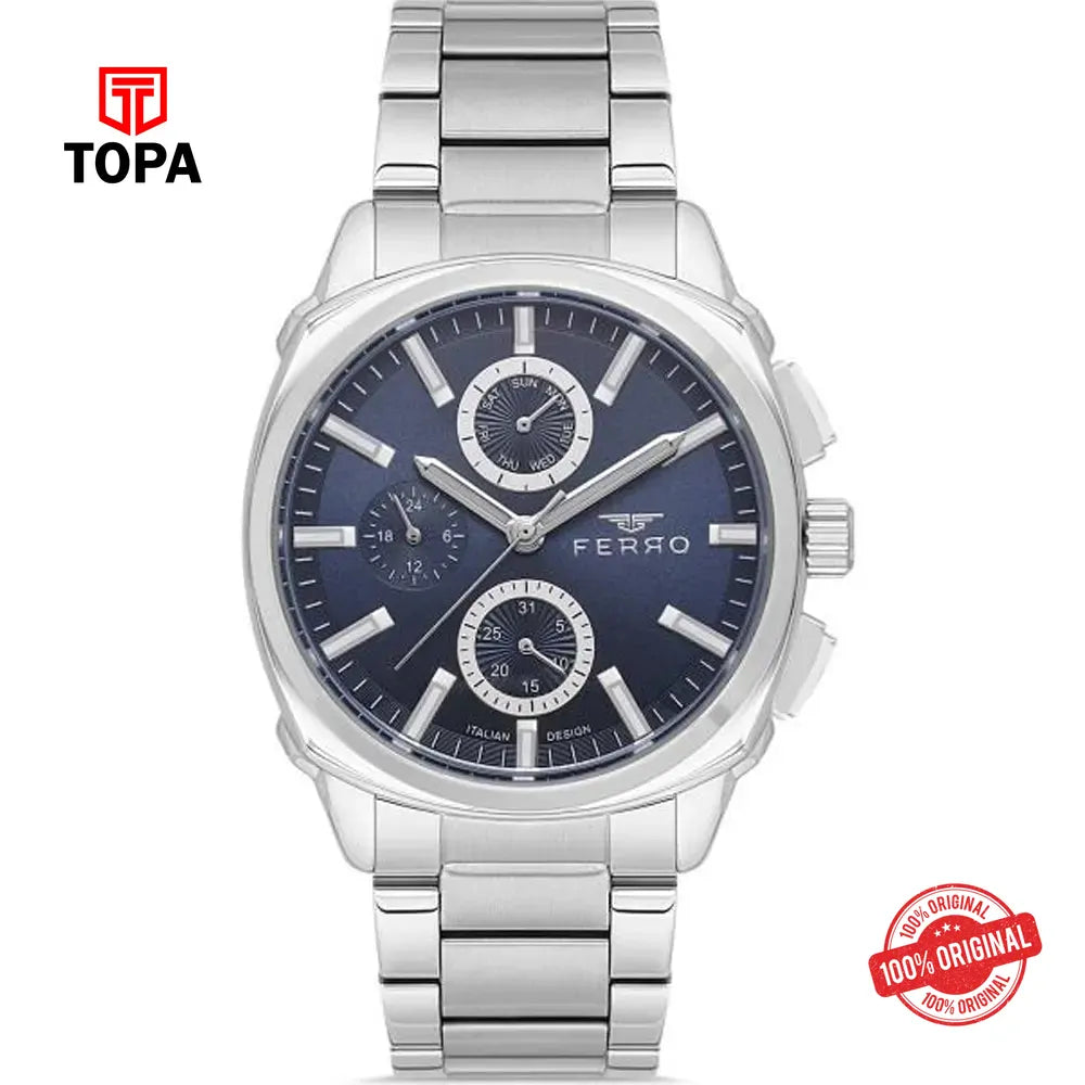 Ferro FM40126A-A3 Metal Band Men Watch - Topa