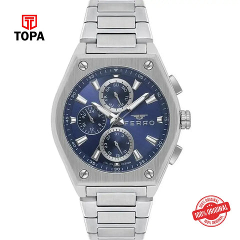 Ferro FM40132A-A3 Metal Band Men Watch - Topa