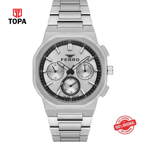 Ferro FM40164A-A Metal Band Men Watch - Topa