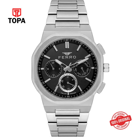 Ferro FM40164A-A2 Metal Band Men Watch - Topa
