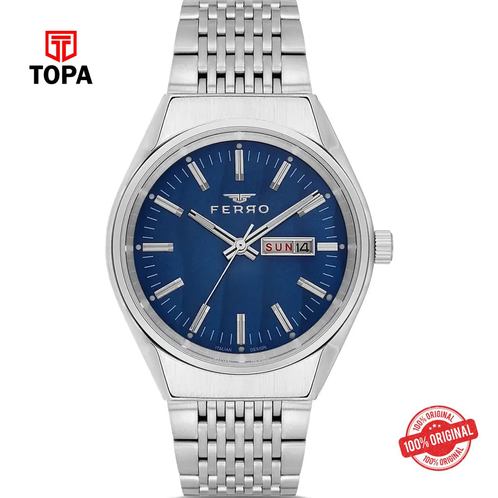 Ferro FM43012A-A3 Metal Band Men Watch - Topa