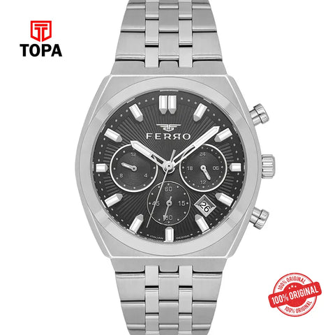 Ferro FM43022A-A2 Metal Band Men Watch - Topa