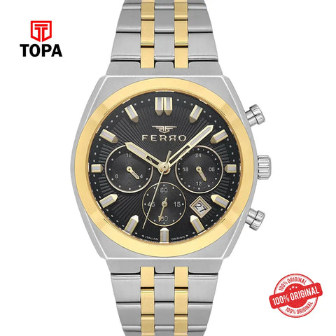 Ferro FM43022A-D2 Metal Band Men Watch - Topa