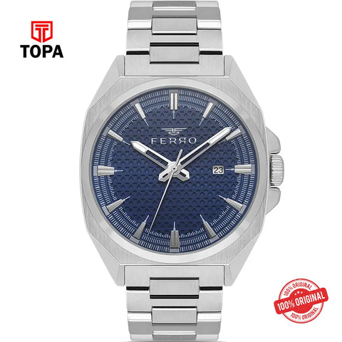 Ferro FM43025A-A3 Metal Band Men Watch - Topa