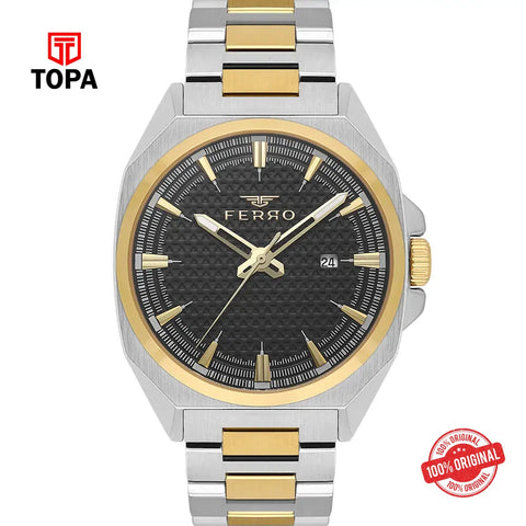 Ferro FM43025A-D6 Metal Band Men Watch - Topa