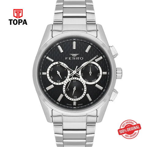 Ferro FM43031A-A2 Metal Band Men Watch - Topa