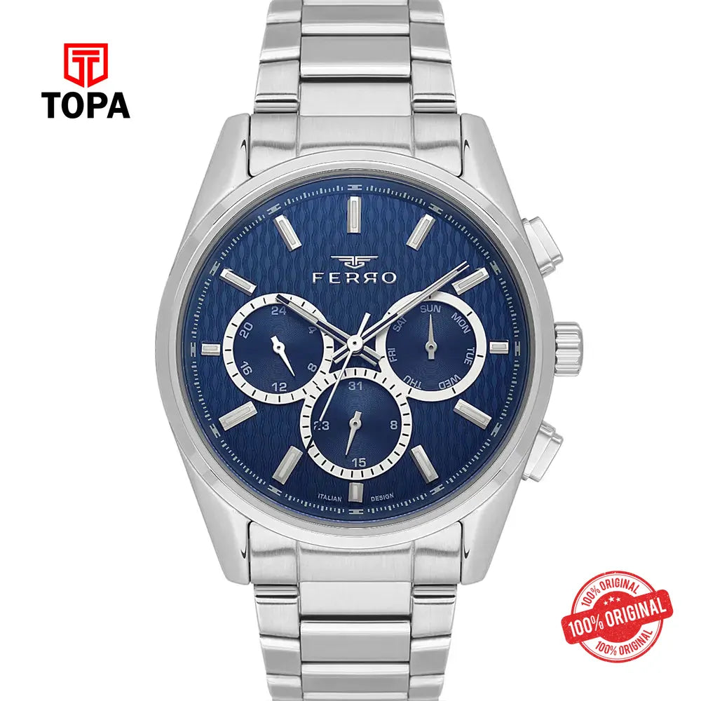 Ferro FM43031A-A3 Metal Band Men Watch - Topa