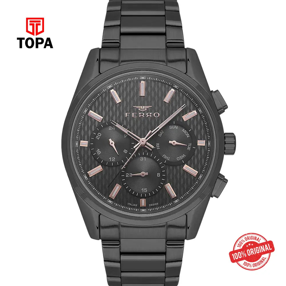 Ferro FM43031A-V Metal Band Men Watch - Topa