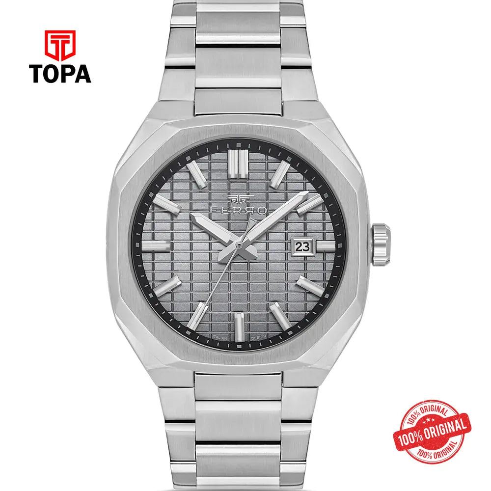 Ferro FM43035A-A4 Metal Band Men Watch - Topa