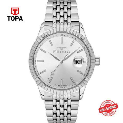 Ferro FM43044A-A Metal Band Men Watch - Topa