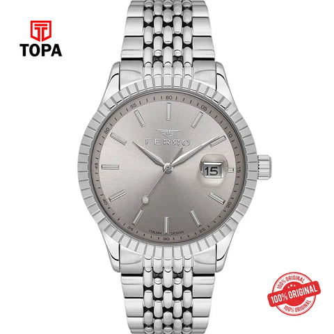 Ferro FM43044A-A4 Metal Band Men Watch - Topa
