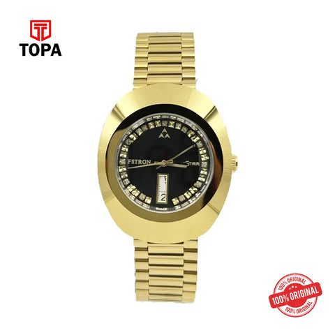 Fitron 9860M Men’s Gold Watch - Topa
