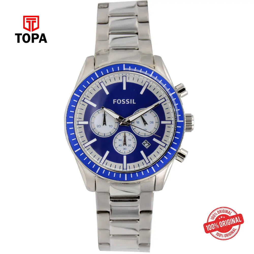 Fossil BQ-1257 Metal Band Men's Watch - Topa