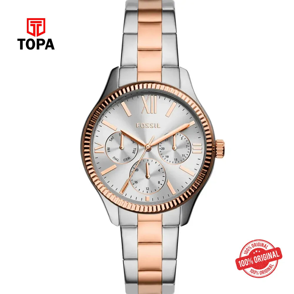 Fossil BQ-3761 Rye Metal Band Women Watch - Topa
