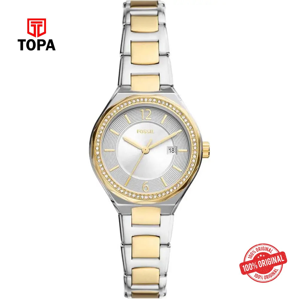 Fossil BQ-3802 Eevie Metal Band Women Watch - Topa