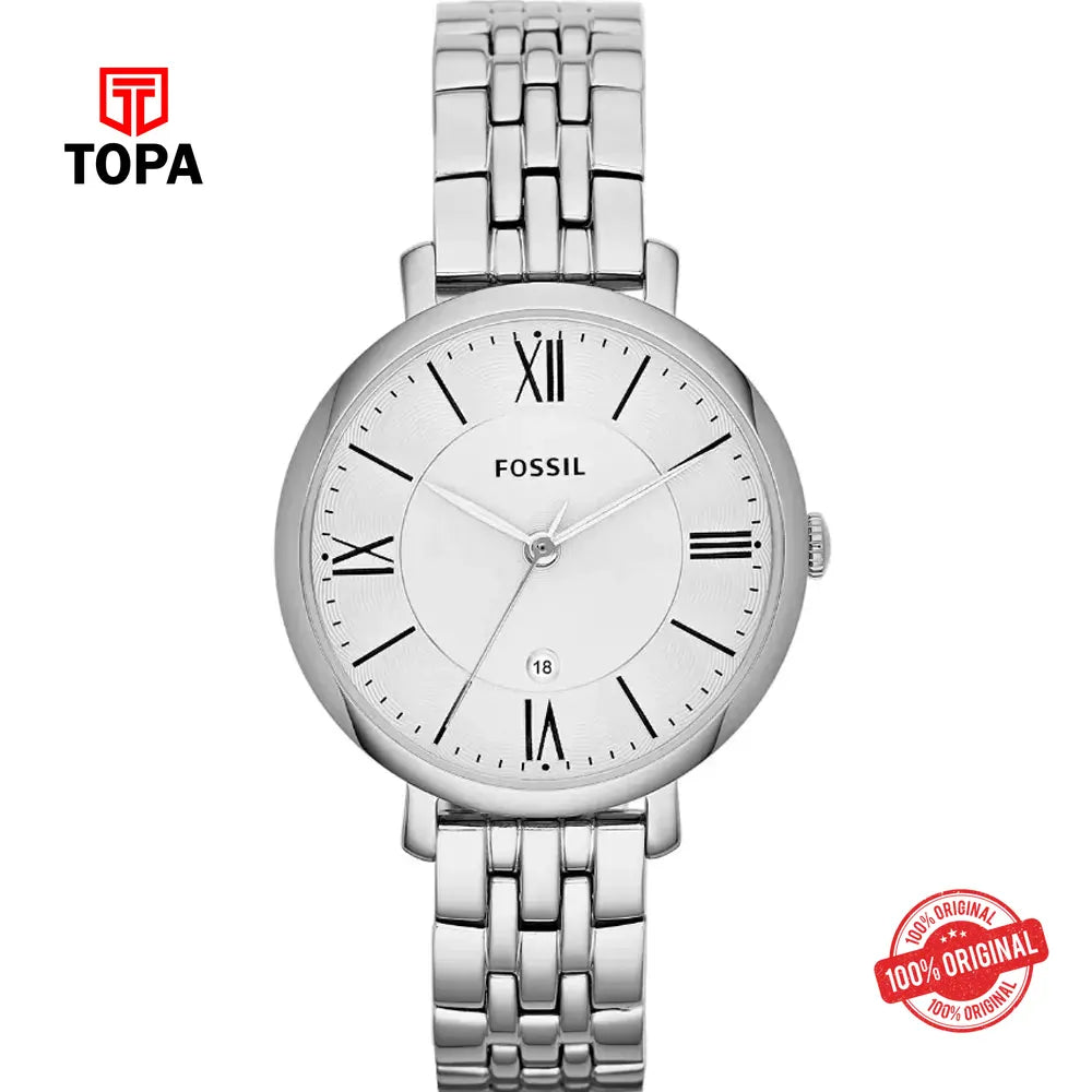 Fossil ES-3433 Jacqueline Metal Band Women Watch - Topa