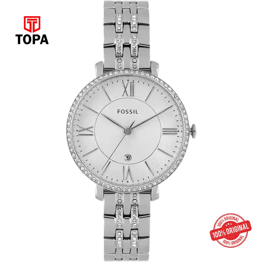 Fossil ES-3545 Jacqueline Metal Band Women Watch - Topa