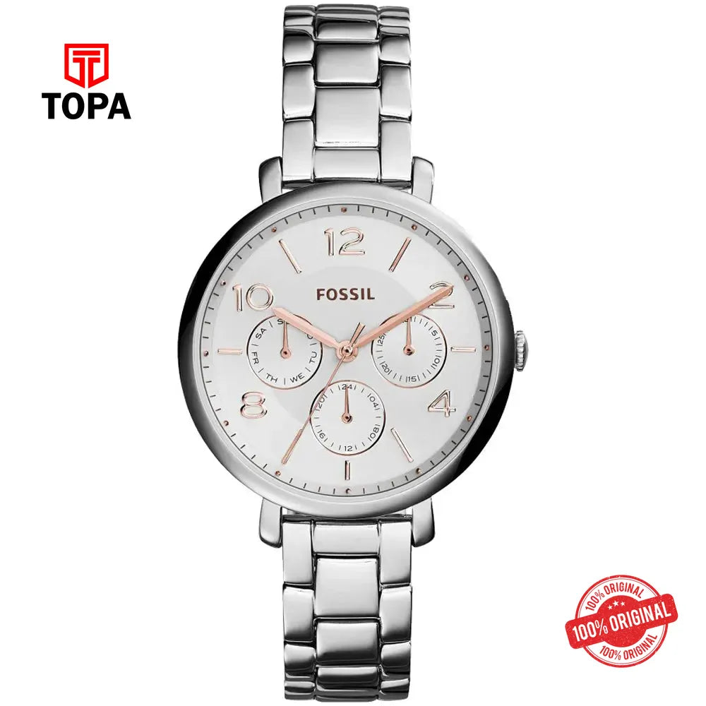 Fossil ES-3738 Jacqueline Metal Band Women Watch - Topa