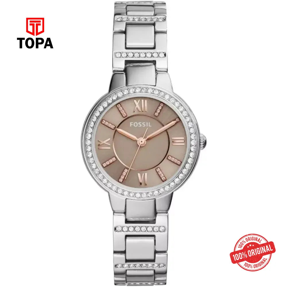 Fossil ES-4147 Metal Band Women Watch - Topa