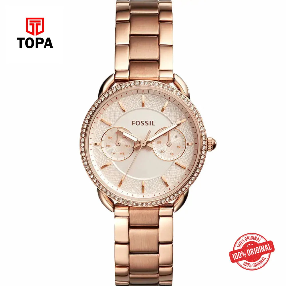 Fossil ES-4264 Metal Band Women Watch - Topa