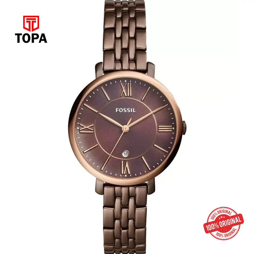 Fossil ES-4275 Metal Band Women Watch - Topa