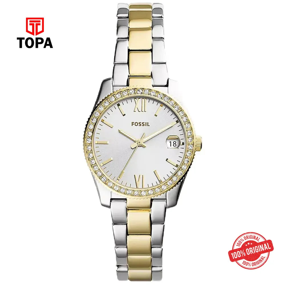 Fossil ES-4319 Metal Band Women Watch - Topa