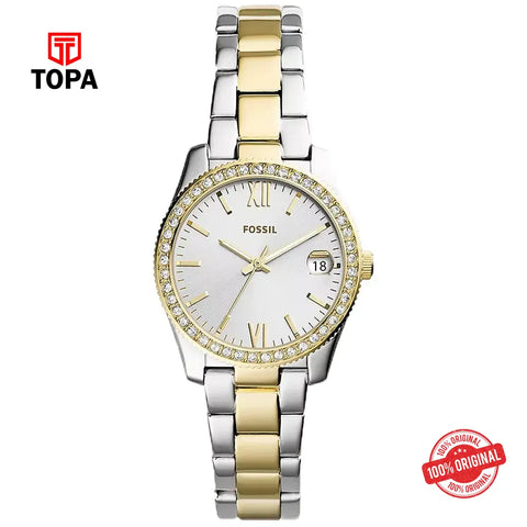 Fossil ES-4319 Metal Band Women Watch - Topa