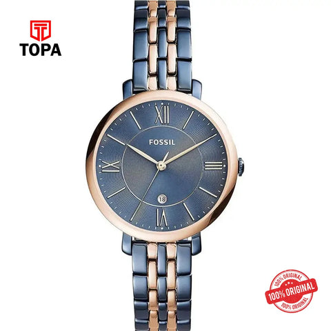 Fossil ES-4321 Metal Band Women Watch - Topa