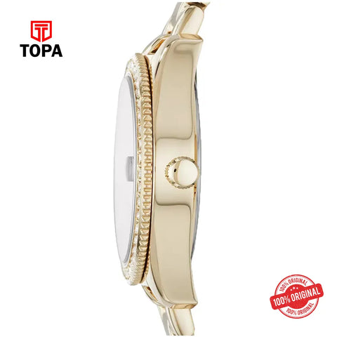 Fossil ES-4374 Metal Band Women Watch - Topa