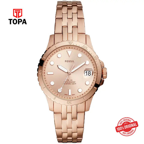 Fossil ES-4748 Metal Band Women Watch - Topa