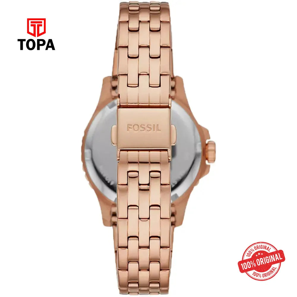 Fossil ES-4748 Metal Band Women Watch - Topa