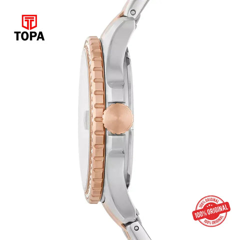 Fossil ES-4996 Metal Band Women Watch - Topa