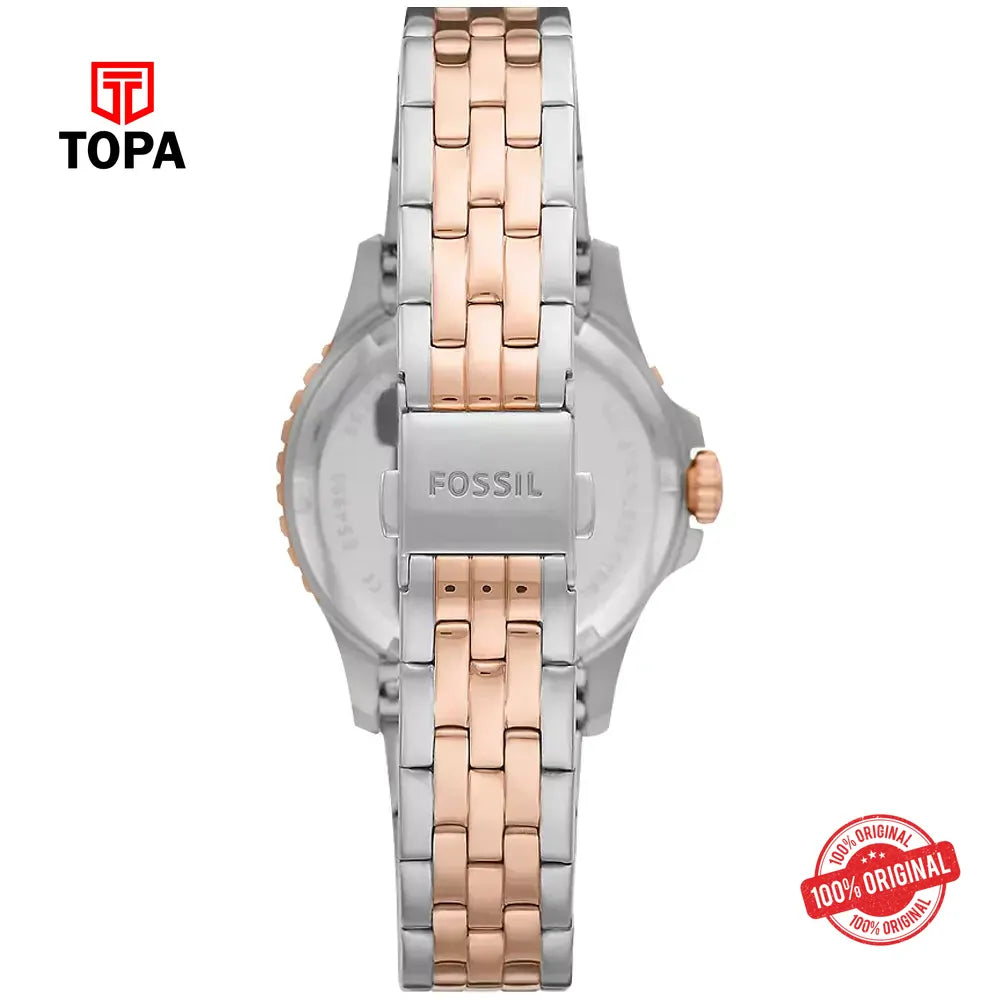 Fossil ES-4996 Metal Band Women Watch - Topa