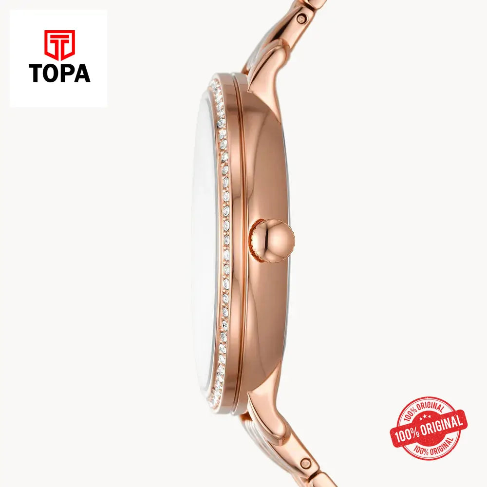 Fossil ES-5165 Jacqueline Metal Band Women Watch - Topa