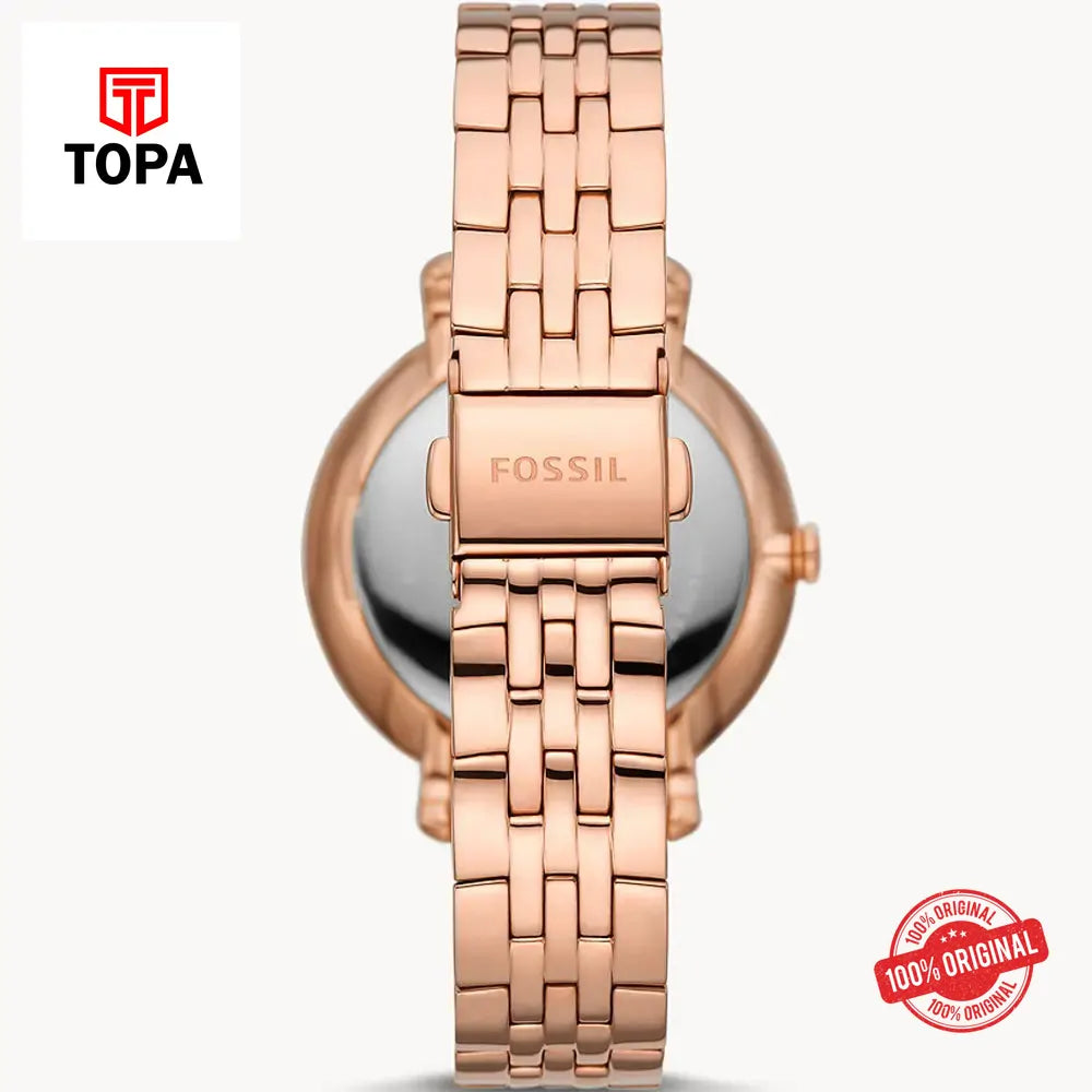 Fossil ES-5165 Jacqueline Metal Band Women Watch - Topa