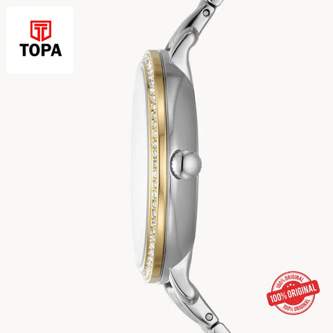 Fossil ES-5166 Jacqueline Metal Band Women Watch - Topa