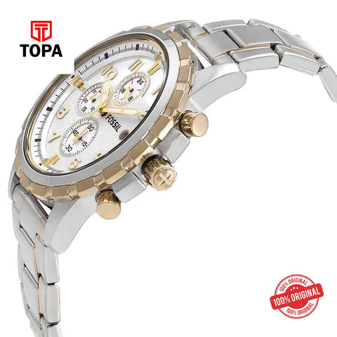Fossil FS-4795 Dean Metal Band Men Watch - Topa