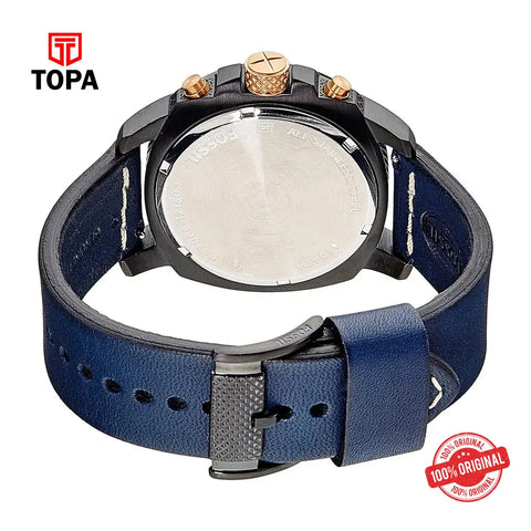 Fossil FS-5066 Modern Machine Leather Band Men Watch - Topa