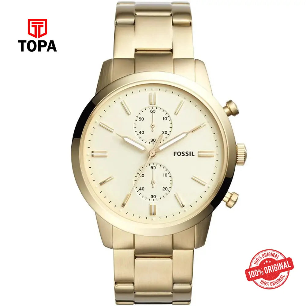Fossil FS-5348 Metal Band Men Watch - Topa