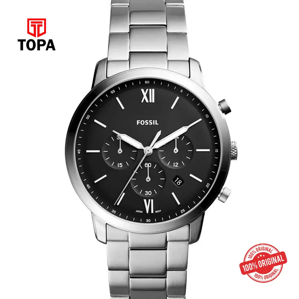 Fossil FS-5384 Neutra Metal Band Men Watch - Topa