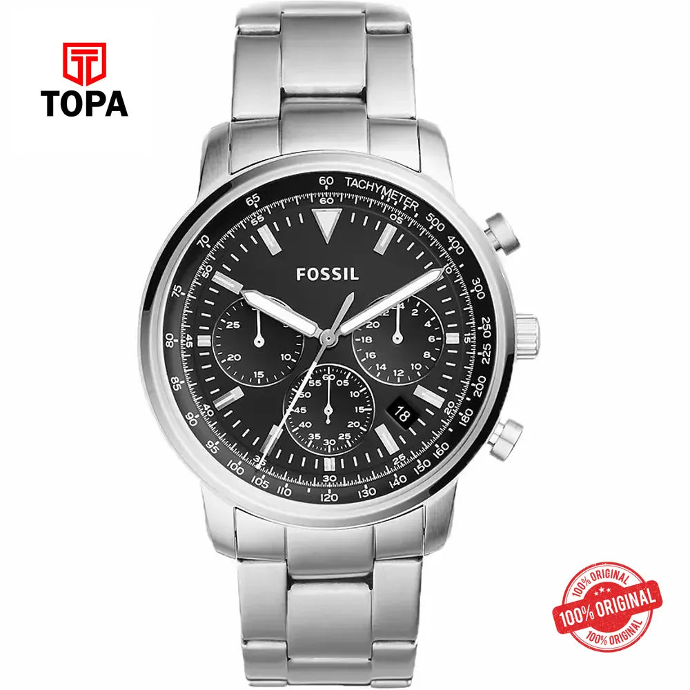 Fossil FS-5412 Goodwin Metal Band Men Watch - Topa