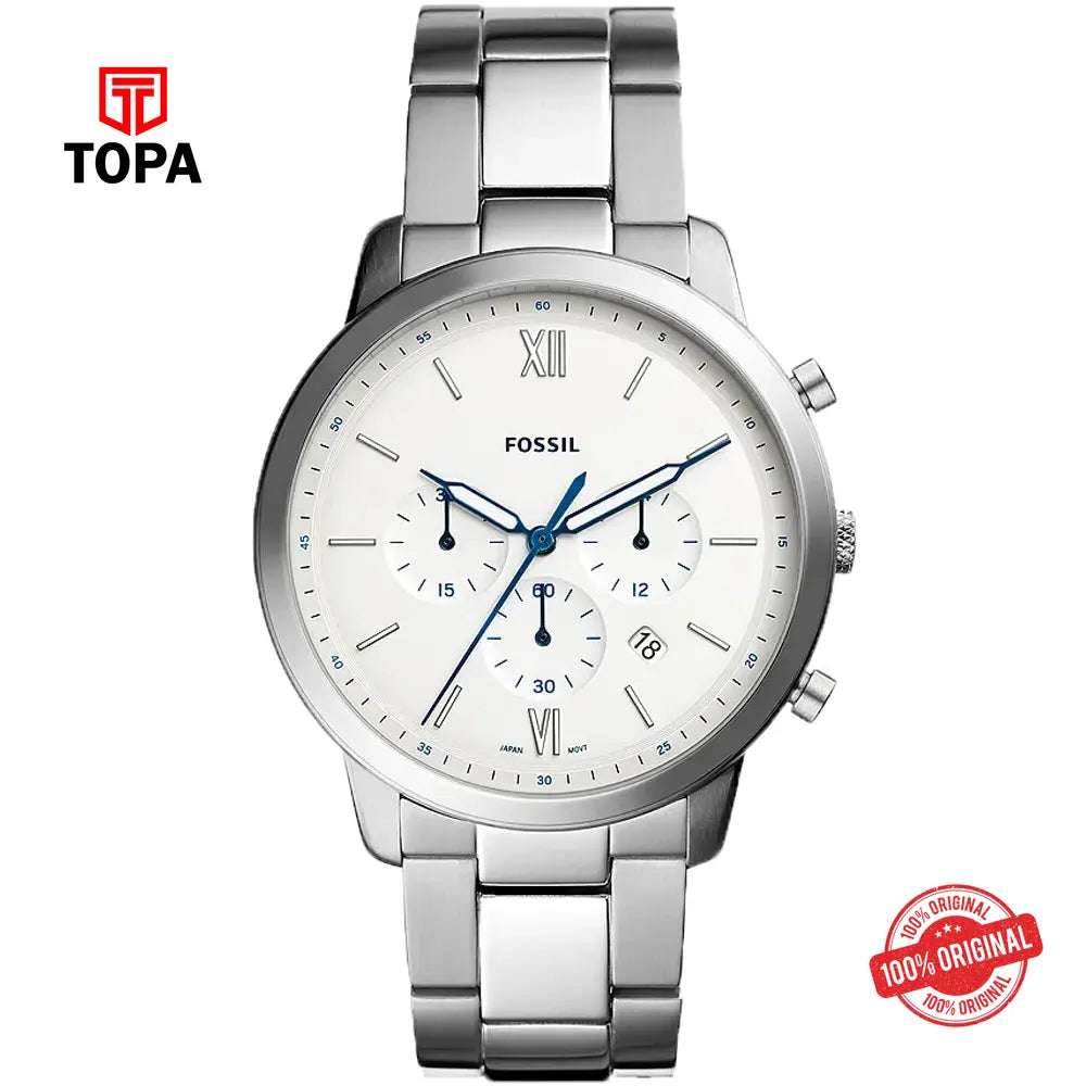 Fossil FS-5433 Neutra Metal Band Men Watch - Topa