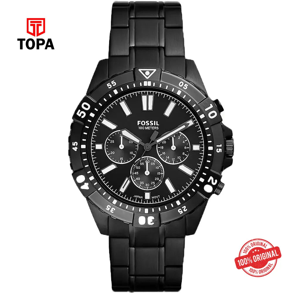 Fossil FS-5773 Garrett Metal Band Men Watch - Topa