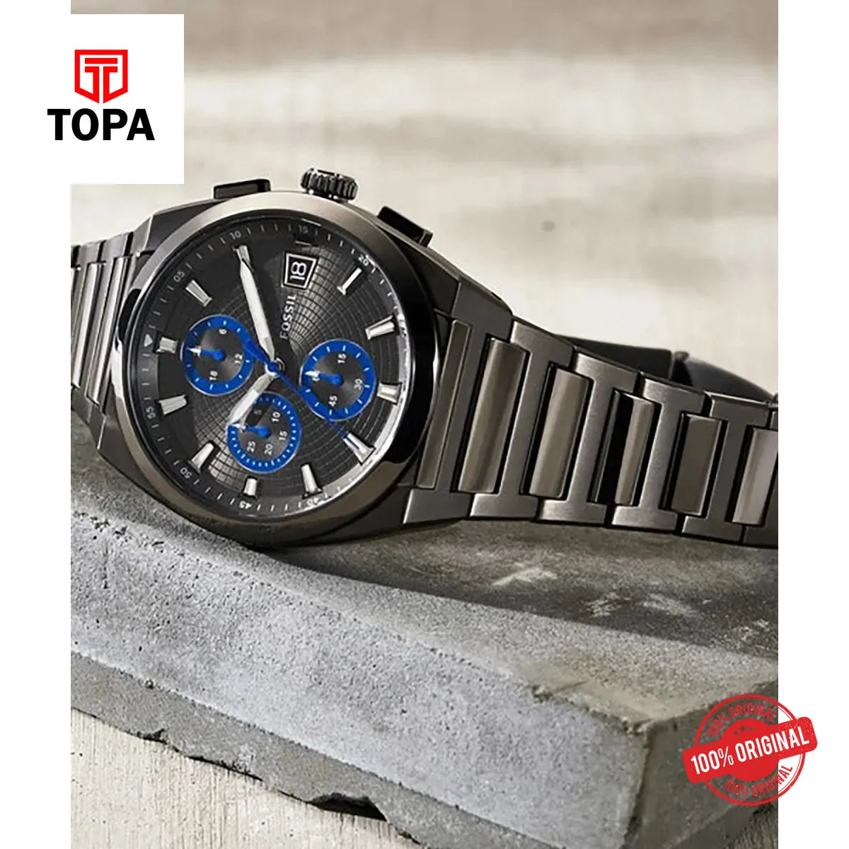 Fossil FS-5830 Chronograph Men Watch - Topa